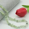 Pulsera de Piedra Cruda de Grava de Ágata Cristalina Desmagnetizada con Cuentas de Piedra Asimétrica Perforada Accesorios de Joyería DIY 5-8mm