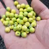 Contas Amarelas de Colza Redondas Imitação de Jade Contas Soltas Amarelo Fluorescente 8mm Pulseira Colar Acessórios de Joias Contas Artesanais Atacado