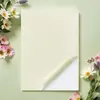 Papel de Jinkou Branco com Cheiro de Grama de 4m Papel de Terra Etiqueta Autoadesiva Embalagem Personalizada Estilo Antigo Adesivo Criativo Cultural Adesivo de Vedação