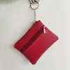 Nuevo y Popular Tarjetero de Cuero Suave para Hombres y Mujeres, Llavero Colgante de Moda, Mini Bolsa de Almacenamiento para Regalos, Billetera para Monedas