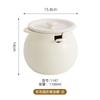 Lujo Ligero Cerámica para Verter Manteca Tarro de Almacenamiento de Condimentos de Cocina Tarro Multiusos para Condimentos con Cuchara Tarro Doméstico para Chile Al por Mayor