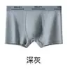 Calzoncillos bóxer deportivos de algodón transpirable para hombre, antibacterianos, transpirables, de cintura media, talla grande