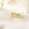 Anillo Giratorio Popular de Girasol Transfronterizo Europeo y Americano Diseño de Nicho Descompresión Anti-Ansiedad Apertura Anillo Ajustable