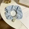 Ventas Directas de Fábrica Transfronterizas Sencillos Resortes para el Cabello de Niñas Scrunchies de Satén con Pedrería de Alta Calidad Resortes para el Cabello Cuerdas para el Cabello Resortes para el Cabello