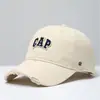 Gorra de Béisbol Desgastada Estilo Americano Fábrica Personalizada Unisex Moda Hip-Hop para Exteriores Gorra de Calle Gorra de Béisbol Bordada Personalización