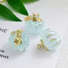 Colgante de Calabaza Belleza de Hielo Pulsera Dorada Cadena para Teléfono Móvil Colgante Antiperdida Colgante para Bolso Paquete de Materiales DIY Hechos a Mano