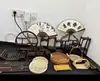 Mesa de Postres China Adornos Soporte de Exhibición Compromiso Boda Montaje de Mesa Bandeja Estantería Decoración de Boda Descanso para el Té Soporte para Pasteles