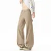 Otoño 2026 Nuevo Pantalón Casual Holgado Transpirable de Secado Rápido Estilo High Street Americano para Hombre Pantalón Largo Talla Grande para Hombre