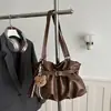 Bolso de mano plisado de alta calidad, estilo vintage, para mujer, nueva colección 2026, bolso de hombro de gran capacidad, bolso tote para el día a día
