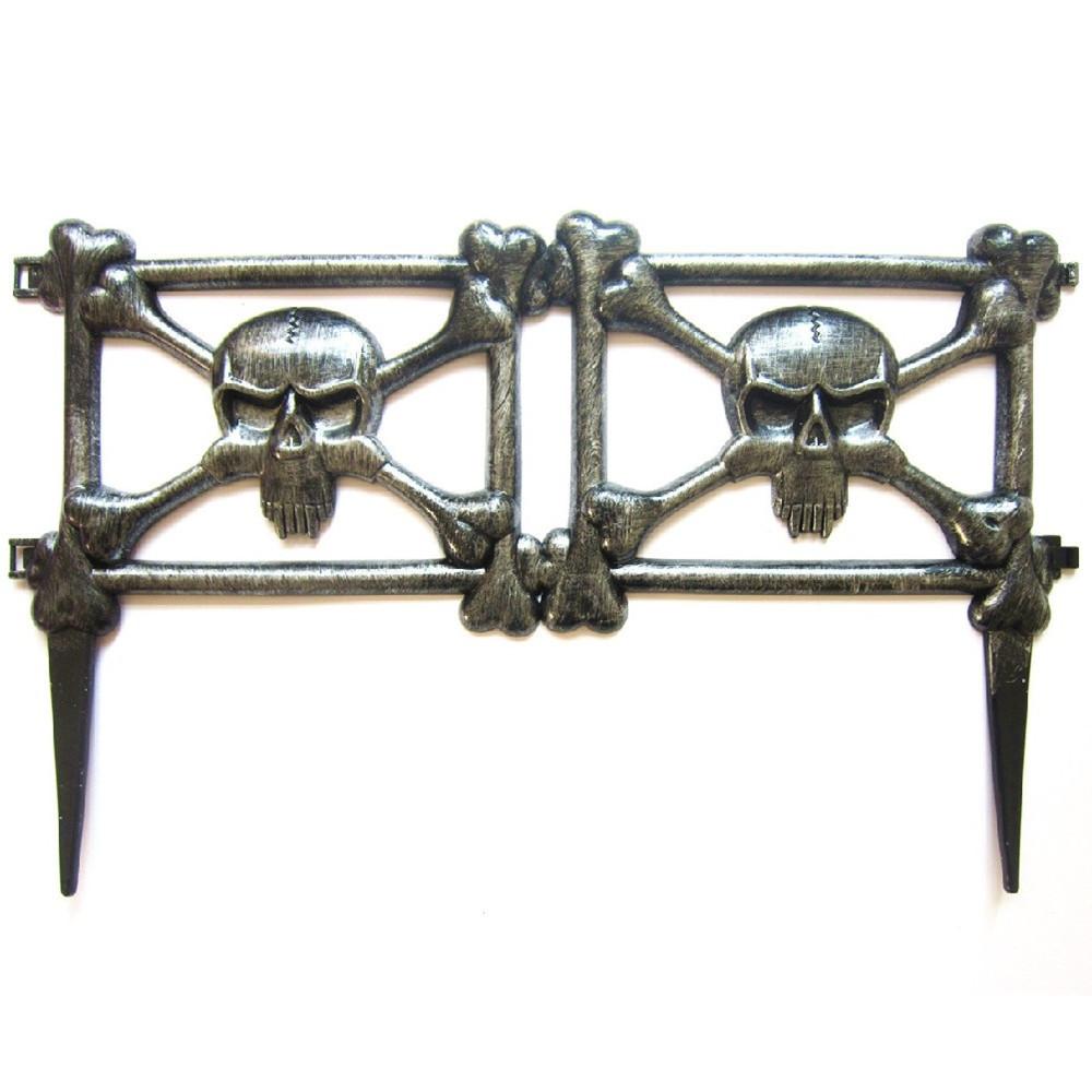 ZH0380-Halloween skull hedge-S