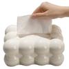 Caja de Pañuelos Creativa de Burbuja de Nube para Baño Resorte de Elevación Automática Incorporado Caja de Papel de Alto Valor para Sala de Estar
