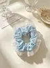 Goma para el pelo de encaje floral, Scrunchie de encaje fresco y dulce para mujer, Accesorios al por mayor, En stock