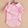 Camisa Polo de Color Sólido para Mascotas para Perros Pequeños Teddy, Bichón, Pomerania, Camiseta de Dos Patas con Cuello Campana, Ropa para Perros de Primavera y Verano al por Mayor