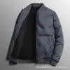 Moda tendencia de invierno unisex ropa para exteriores chaqueta con cuello de béisbol ropa abrigadora chaqueta chaqueta acolchada de algodón