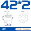 Tuerca Hexagonal Ranurada Galvanizada Flor Abierta Tuerca de Diente Fino M8M10M12M14M16M18M20M24M3048