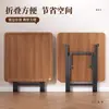Mesa Pequeña de Mahjong Mesa de Ajedrez y Cartas Manual Mesa Plegable para el Hogar Mesa de Comedor Mesa Plegable Portátil para Exteriores de Doble Propósito