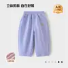 Calça de Moletom para Bebê Calças Grossas Infantis Outono e Inverno Calças de Inverno para Meninos Calças Quentes Infantis Calças de Outdoor para Meninas