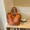 Bolsa Grande de Alta Qualidade Cor Sólida Novo Estilo Outono 2026 Bolsa de Ombro Único Portátil Tendência Bolsa Tote para Passeio e Trabalho