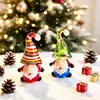 Adorno de cristal de Papá Noel, accesorio de decoración de escena navideña de cristal, adorno de escritorio, regalo, pieza decorativa