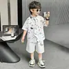 Ropa Infantil Estilo Coreano Camisas de Manga Corta para Niños 2026 Nueva Moda de Verano Camisas Infantiles Elegantes y con Súper Buen Aspecto Camisas Polo para Bebé