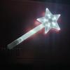 Bastão fluorescente LED estrela de pentagrama bastão de flash adereços de atmosfera para torcer suporte de show bastão de amor luminoso atacado
