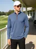 Sudadera con capucha funcional casual deportiva elástica para hombre con cuello alto, comercio exterior, eBay, talla grande americana, para exteriores, fitness