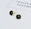 S925 Prata Ágata Simples Estilo Frio Yuerxin Novo Estilo Elegante Brincos Femininos Brincos Geométricos Compactos em Rede da Moda