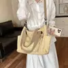 Bolsa Transversal Feminina 2026 Estampa de Bolinhas Artística Casual Elegante Tote de Grande Capacidade