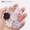 Accesorios para Influencers Arte de Uñas Lazo Pedrería Perlas Corazón Aurora Osito Cintas Set Mixto Caja Decoraciones para Uñas