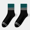 Calcetines Retro de Algodón para Hombre hasta la Pantorrilla, Calcetines de Algodón Puro Antibacterianos para Hombre Otoño e Invierno 10A hasta la Pantorrilla, Calcetines Deportivos Absorbentes de Sudor de Zhuji