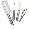 Cuchillo para pelar caña de azúcar, Cuchillo para pelar piña, Cuchillo comercial para pelar caña de azúcar, Cuchillo pelador de doble propósito de acero inoxidable, Herramienta para pelar