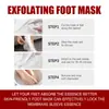 Jaysuing Mascarilla de Ácido Frutal para Cutícula y Pies Cuidado de los Pies Hidratante Hidratante Rejuvenecedora Hidratante Mascarilla para Pies