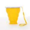 A2576 Copo de Água Dobrável de Silicone Portátil para Exterior Copo de Água Retrátil Multifuncional Copo Dobrável de Silicone Doce para Enxaguante Bucal