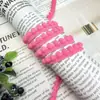 Ribete de Encaje de Pompones Coloridos de 1 cm para Borde de Faldas Coloridas Hechas a Mano para DIY, Decoraciones de Sombreros, Cuellos de Ropa y Accesorios de Borde Decorativo