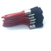 Venta directa de fábrica de comercio exterior 633 mango de plástico rojo brocha de pintura plana portátil brocha de pintura al por mayor gran cantidad Congyou