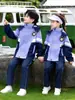Uniformes Escolares Primários, Uniformes de Classe de Outono, Conjuntos de Jaqueta de Três Peças para Crianças, Uniformes Destacáveis de Primavera e Outono para Jardim de Infância, Roupas de Inverno
