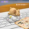 Chaveiro Magnético Desenho Animado Gato Cachorro Soneca Pingente de Figurine de Resina Fofo Charme de Bolsa Combinando para Casal Em Estoque Atacado