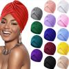 Chapéu Turbante Étnico Popular Transfronteiriço da Amazon, Chapéu de Lenço para a Cabeça, Chapéu Melancia Pós-Parto, Touca de Dormir, Chapéu para Quimioterapia, Chapéu Indiano