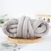 Fio de veludo cristal espesso de 5CM para tecelagem manual DIY de almofadas, ninhos de gato, tiras de tecido, tiras anti-colisão extra grossas para berço de bebê e protetores de cama