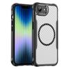 Funda para iPhone SE4, funda magnética de fibra de carbono translúcida resistente a caídas para Apple SE4.