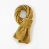 Bufanda tejida 100% lana pura para mujer, estilo largo, versión coreana, cálida y protectora para otoño e invierno, calentador de cuello y chal tejido versátil