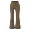 Calça Larga de Modelo Coreano~Nova Coleção de Primavera Preta com Almofadas nos Quadris Calça Casual Temperamento para o Trabalho Versátil Conjunto Calça Micro Flare