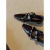 Versión de Piel de Oveja de Zapatos Mary Jane de Moda de Estilo Bohemio de Nicho con Diseño Oculto para Aumentar la Altura, Zapatos de Mujer con Punta Cuadrada y Correa Única