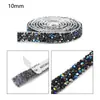 Accesorios de resina para manualidades, tira de taladro autoadhesiva para joyería, accesorios de tira de taladro electrochapados, accesorios manuales para manualidades, materiales para joyería de pedrería