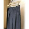 Estilo de Calça Muito Difícil de Encontrar! Calça Social Gao Niche Confortável Mistura de Lã Cinza Fashion Versátil Perna Reta