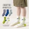 Moda Deportiva Transfronteriza para Niños Medianos y Grandes Calcetines para Niños Categoría Otoño e Invierno 2025 Calcetines de Algodón para Niños Calcetines Absorbentes de Sudor para Estudiantes