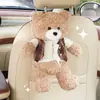 Caja de Pañuelos para Coche de Oso de Dibujos Animados Nueva Caja de Pañuelos Creativa para Colgar en el Coche Bolsa de Pañuelos de Peluche para Colgar en el Coche