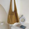 Bolsa de Tricô Crochê Vazada Estilo Coreano para Mulheres, Bolsa de Ombro Tote Grande Capacidade para o Dia a Dia, Bolsa de Mão Versátil na Moda, Transfronteiriça