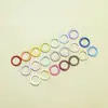 Barniz para Hornear Dopamina Color Caramelo Argollas Abiertas Argollas de Resorte Amuletos de Figura 23mm Llaveros Llaveros Cuentas Perler Colgantes