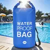 Bolsa Impermeable Transfronteriza de Hombro Único con Doble Clip de Hombro de Tela de Malla para Playa, Natación, Plegable, Bolsa de Agua para Ciclismo, Camping, Bolsa Impermeable Portátil